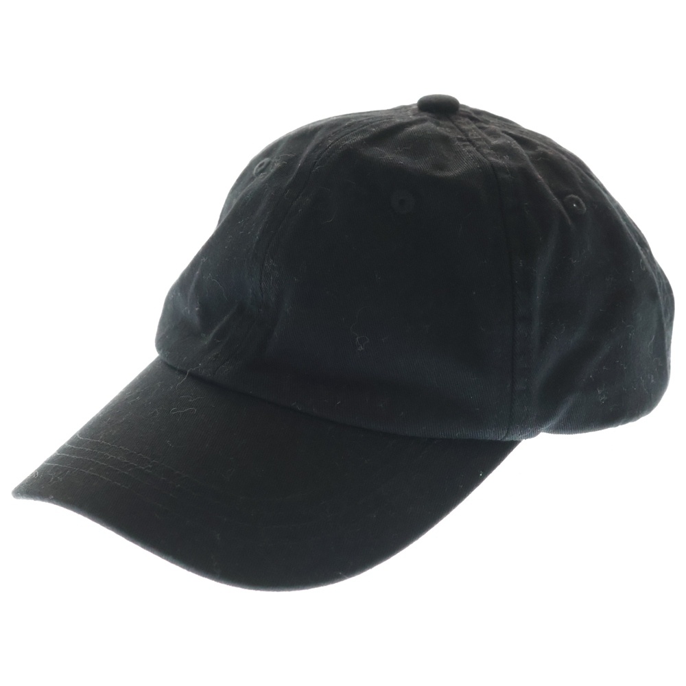 COTTON BASEBALL CAP コットン 6パネル ベースボールキャップ 帽子 ブラック FN-UX-HATS000148 Bランク