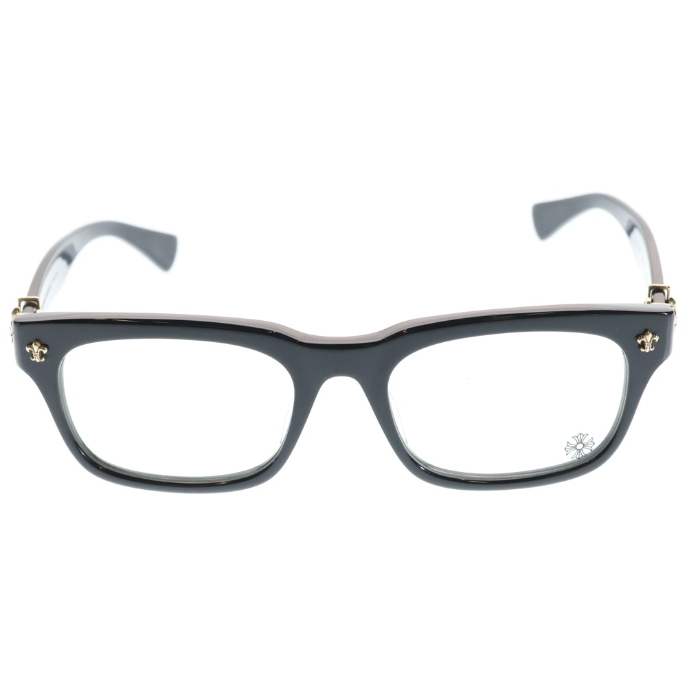 GITTIN ANY ?-A BSフレアフレーム ウェリントン サングラス メガネ 眼鏡 ブラック/ゴールド Bランク