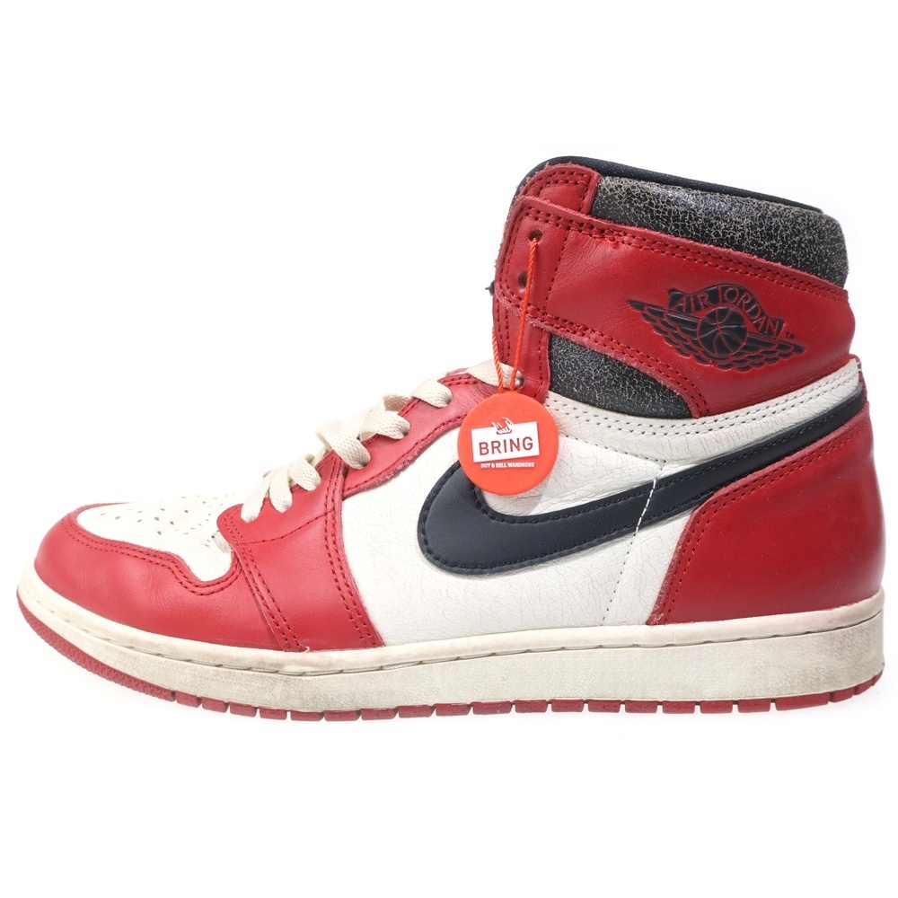 AIR JORDAN 1 HIGH OG LOST & FOUND CHICAGO エアジョーダン1 ロスト&ファウンド ハイカットスニーカー US10/28cm DZ5485-612 Bランク