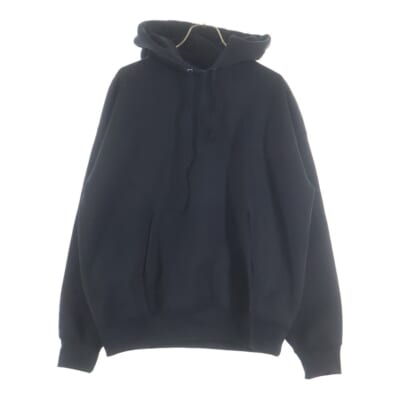 19AW BAGGY POLYESTER SWEAT P/O PARKA バギー ポリエステル プルオーバースウェットパーカー フーディー ブラック A9AP01PU Bランク