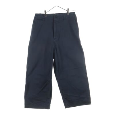 20AW WASHED FINX CHINO WIDE PANTS ウォッシュド フィンクス ワイドチノパンツ ネイビー A20AP01CN Bランク