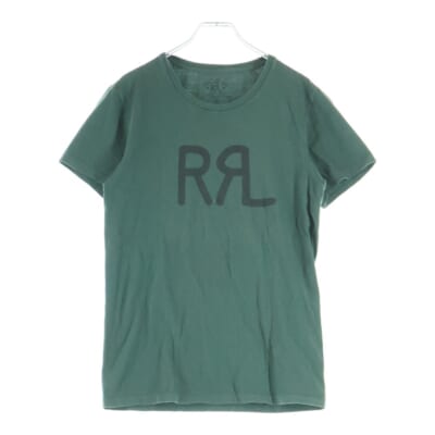 フロントロゴデザイン クルーネック カットソー 半袖Tシャツ カーキ MNRRTSHM1N10026 Sランク