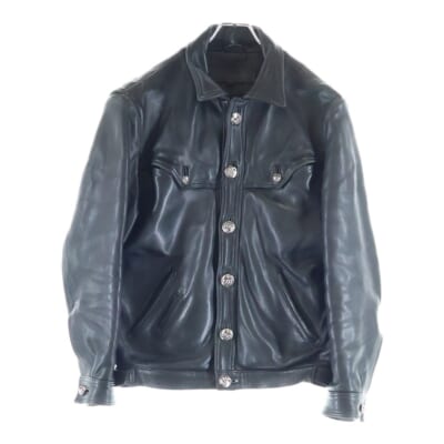 CLASSIC JEAN LTHR レザークラシックジーン ダガークロウ レザージャケット ブラック Bランク