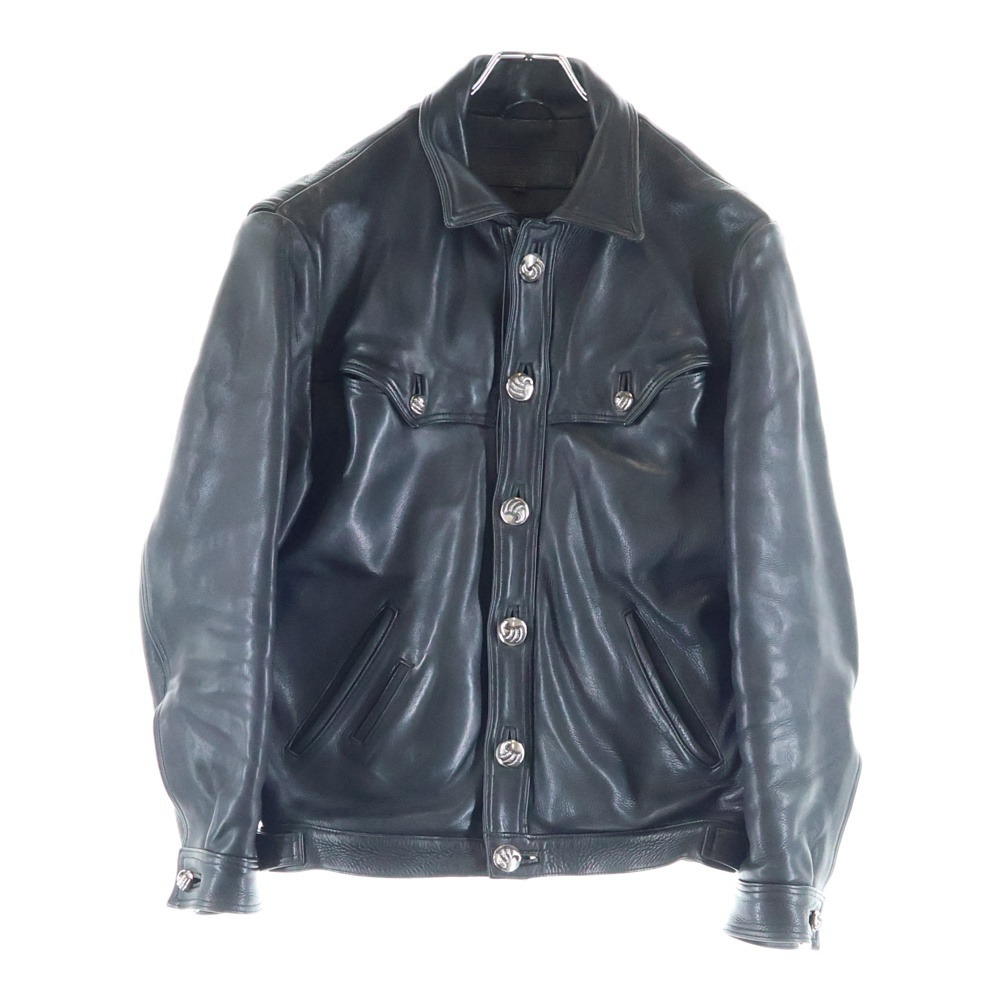 CLASSIC JEAN LTHR レザークラシックジーン ダガークロウ レザージャケット ブラック Bランク