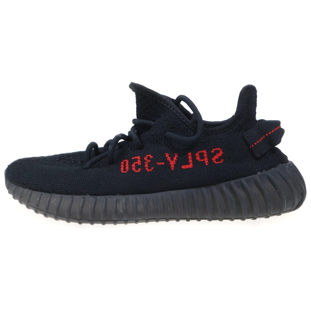 YEEZY BOOST 350 V2 CORE BLACK イージーブースト ローカットスニーカー ブラック US7/25cm CP9652 Bランク