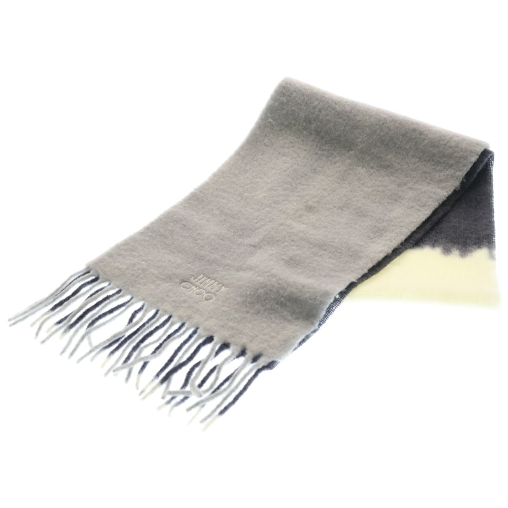 DOMI SCARF ロゴエンブロイダリー グラデーション ドミスカーフ マフラー レディース マルチ J000172071 Aランク