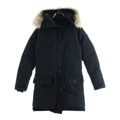 BRONTE PARKA ブロンテ ファーフーデット ジップアップダウンジャケット ブラック レディース 2600JL Bランク