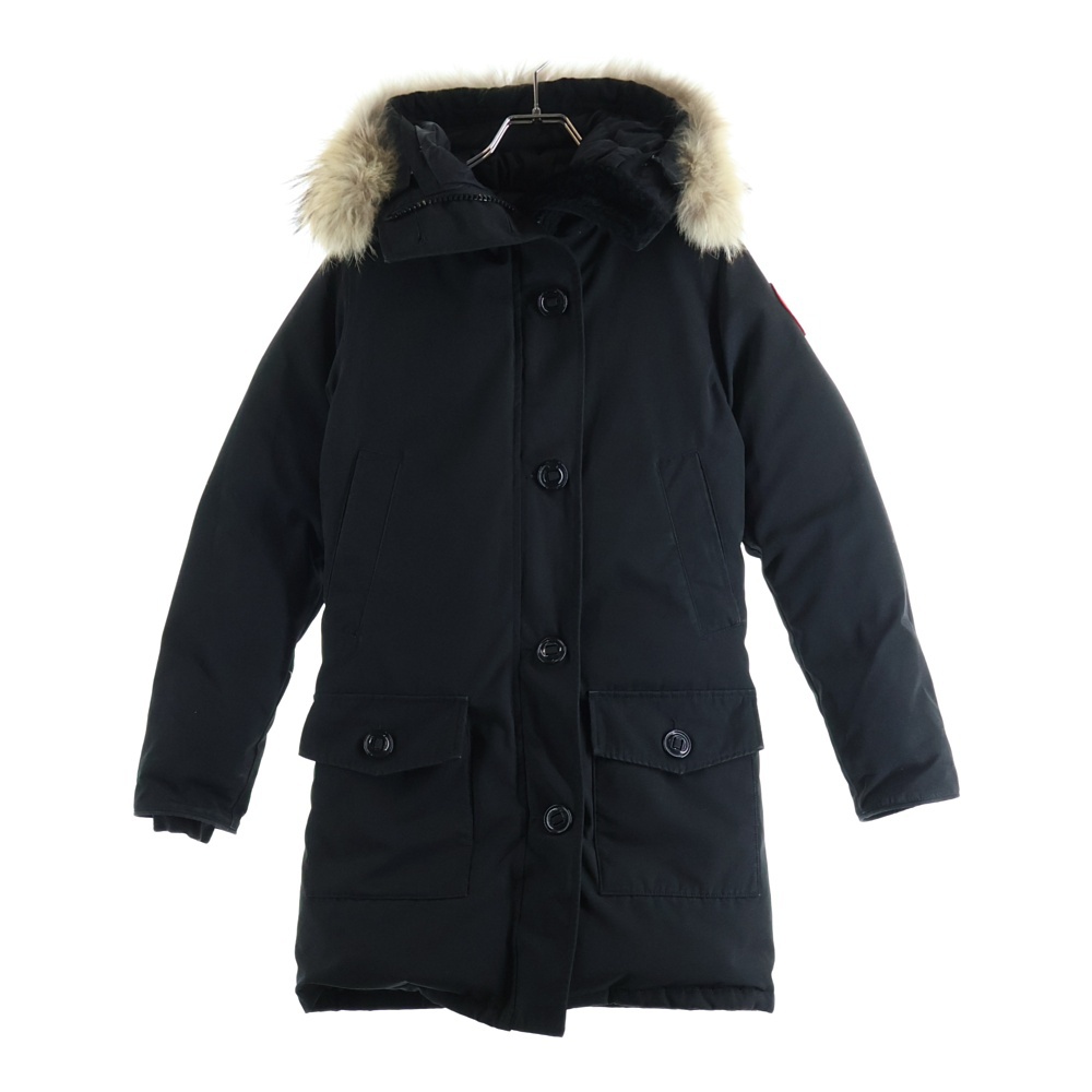 BRONTE PARKA ブロンテ ファーフーデット ジップアップダウンジャケット ブラック レディース 2600JL Bランク