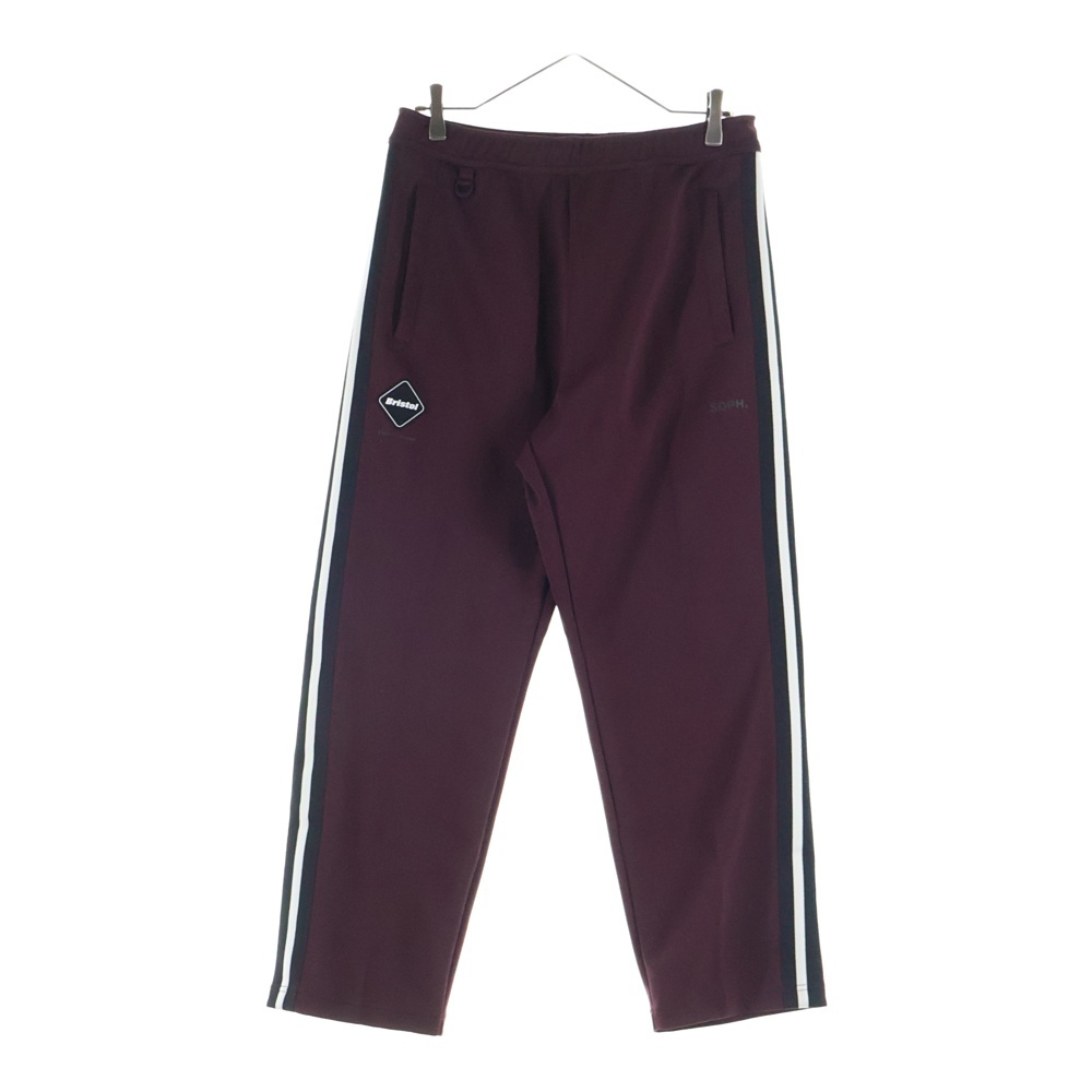 25AW TRAINING TRACK PANTS ロゴパッチ サイドライン トレーニング トラックパンツ ワインレッド FCRB-252085 Bランク