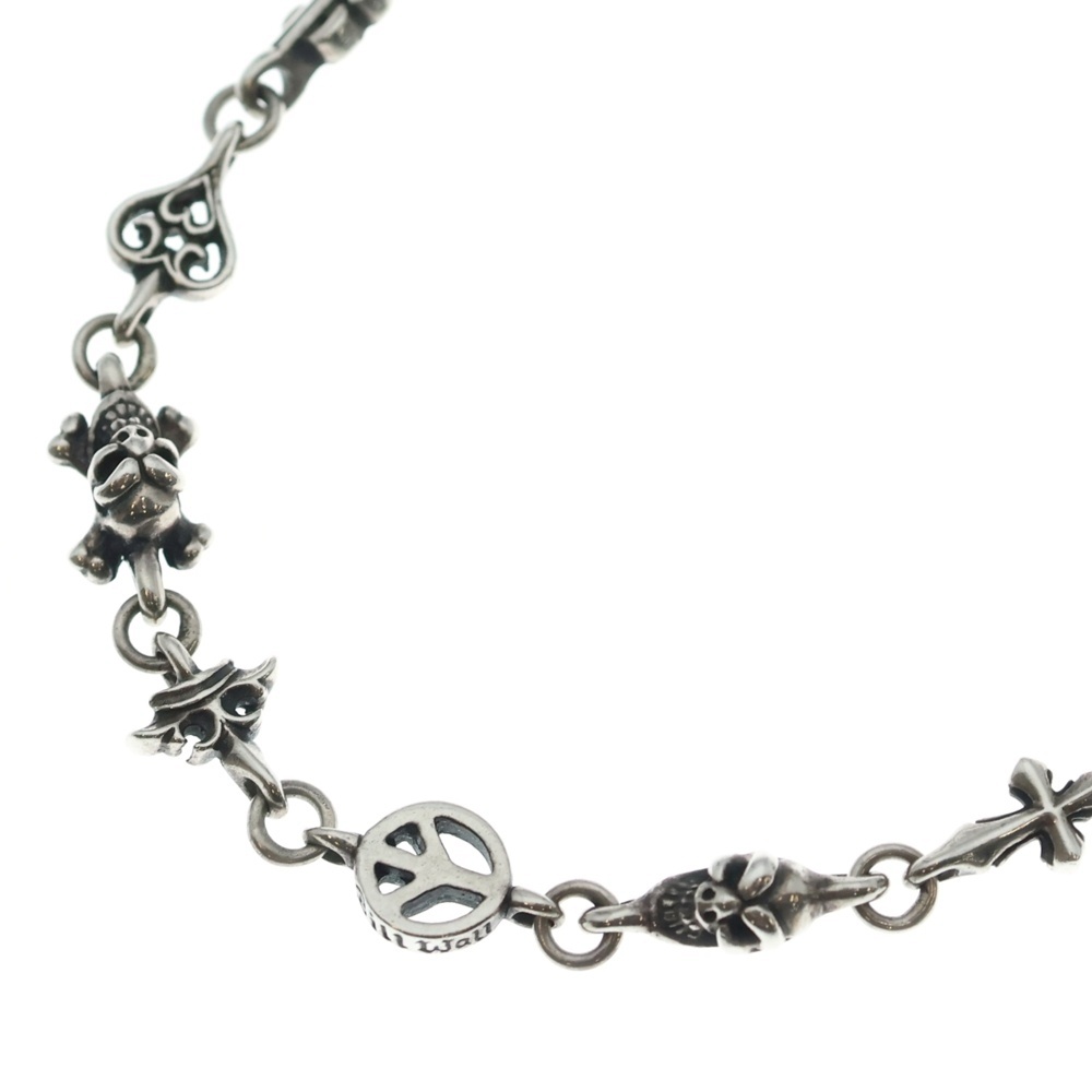 SMALL CROSS MULTI LINK w/CROSS FAUB スモール クロス マルチ リンク ネックレス シルバー Bランク