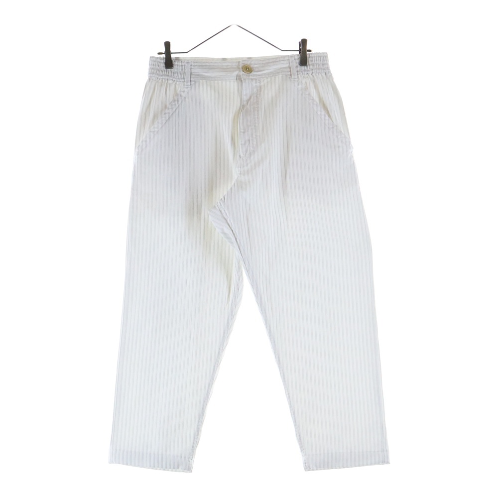 22SS AD2021 ポリ縮絨 イージーテーパードパンツ ホワイト DI-P050 Bランク