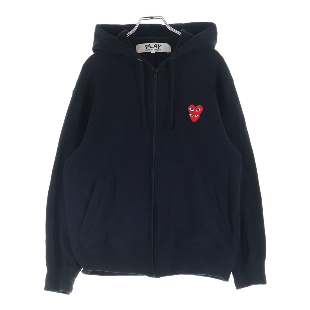 プレイコムデギャルソン PLAY CARDIGAN ハートロゴ ニットカーディガン