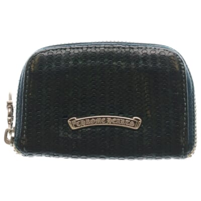 NOVELTY LEATHER COIN CASE ノベルティレザー ダガーラウンドジップ コインケース グリーン Bランク