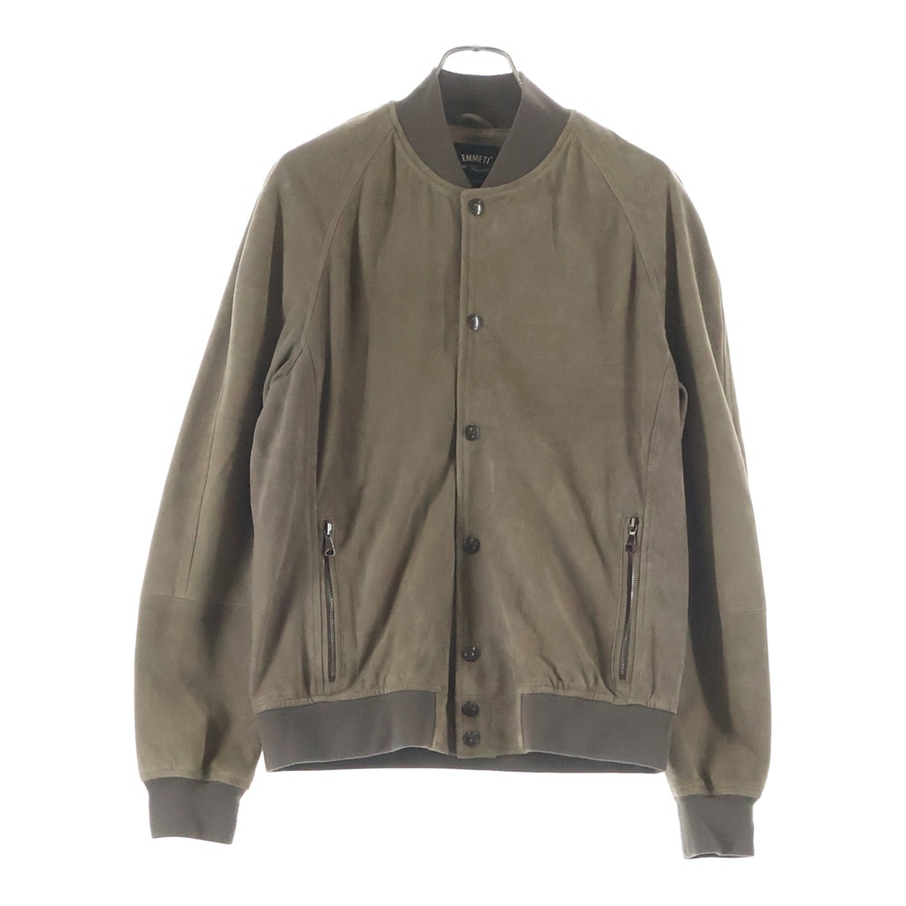 ゴートレザー ブルゾンジャケット ブラウン Aランク