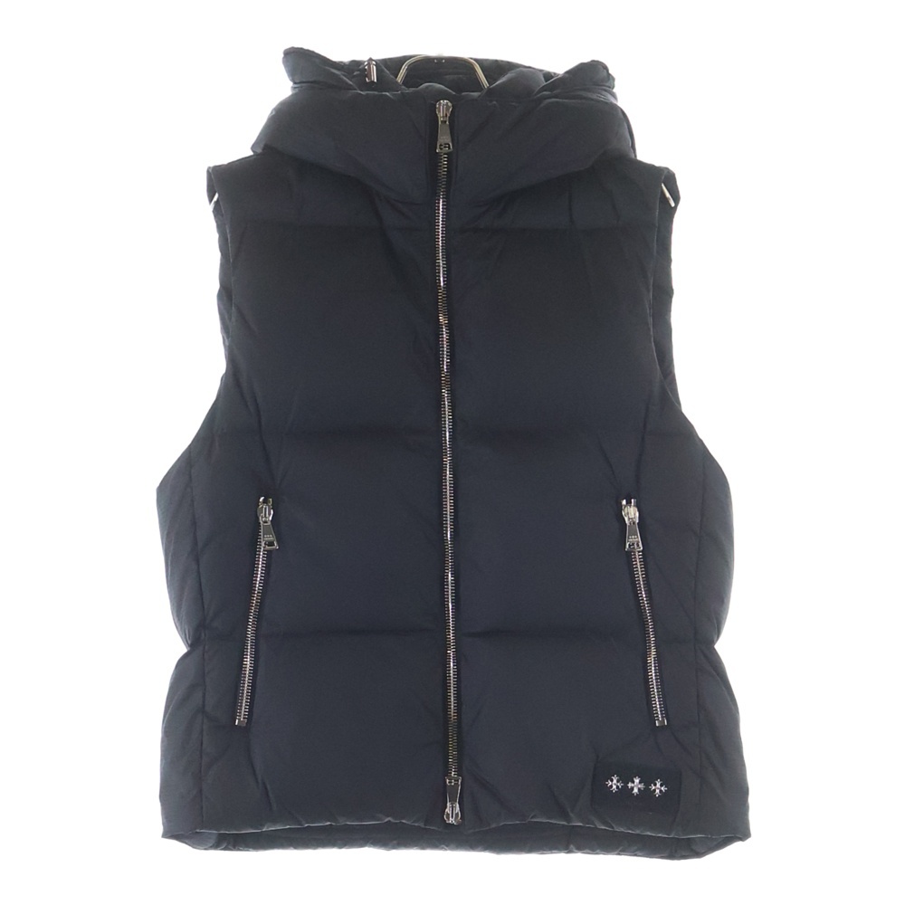 MELKO メルコ フーデッド ダウンベスト ブラック MTAT21A4782-D Bランク