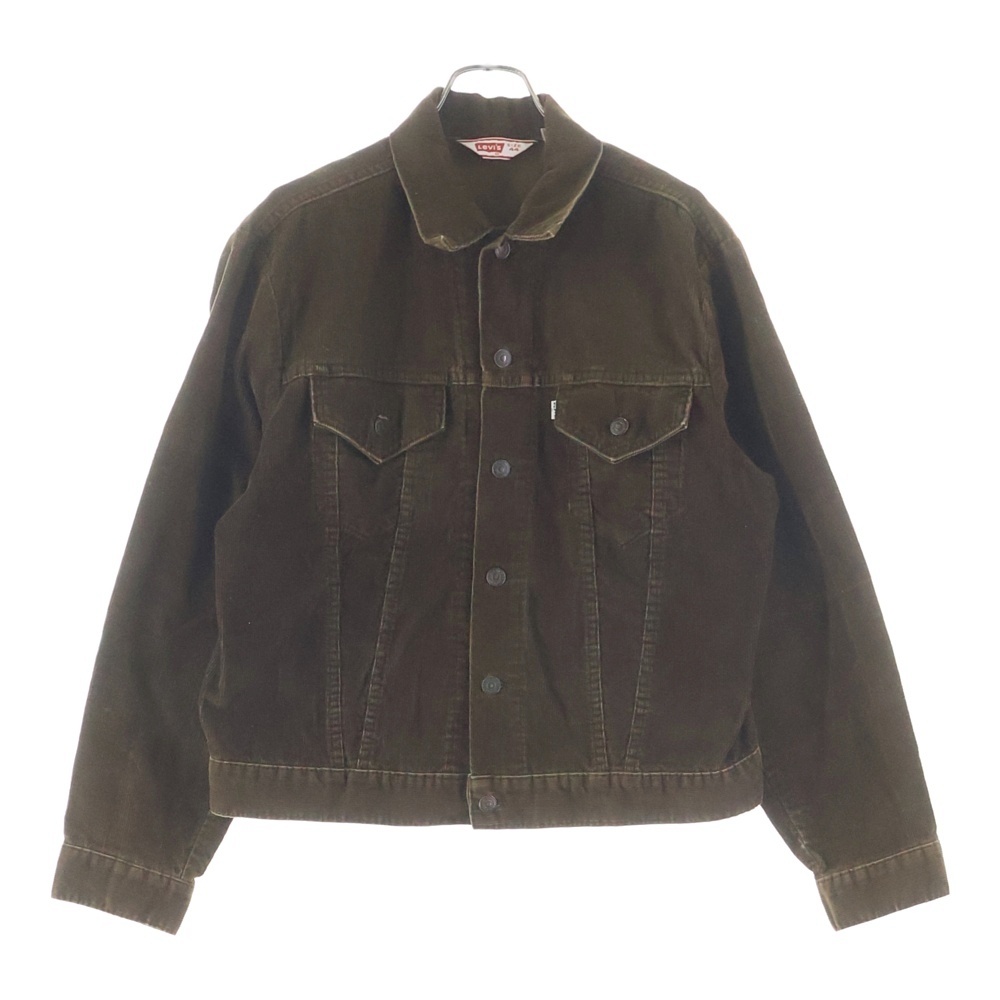 70S VINTAGE 70505-1529 ヴィンテージ ボタン裏52 コーデュロイ トラッカージャケット ブラウン Bランク