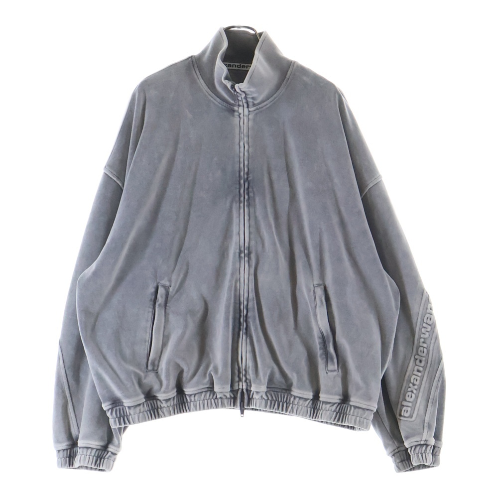 EMBOSSED LOGO TRACK JACKET エンボスドロゴ ベロア ジップアップトラックジャケット グレー UCC4242030 Bランク