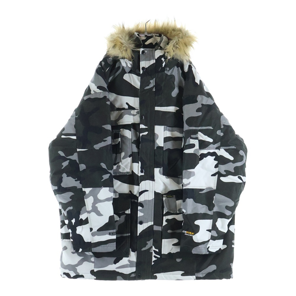 25AW Cordura Snorkel Coat コーデュラスノーケル ファーフーデッドコート ジャケット グレー Sランク