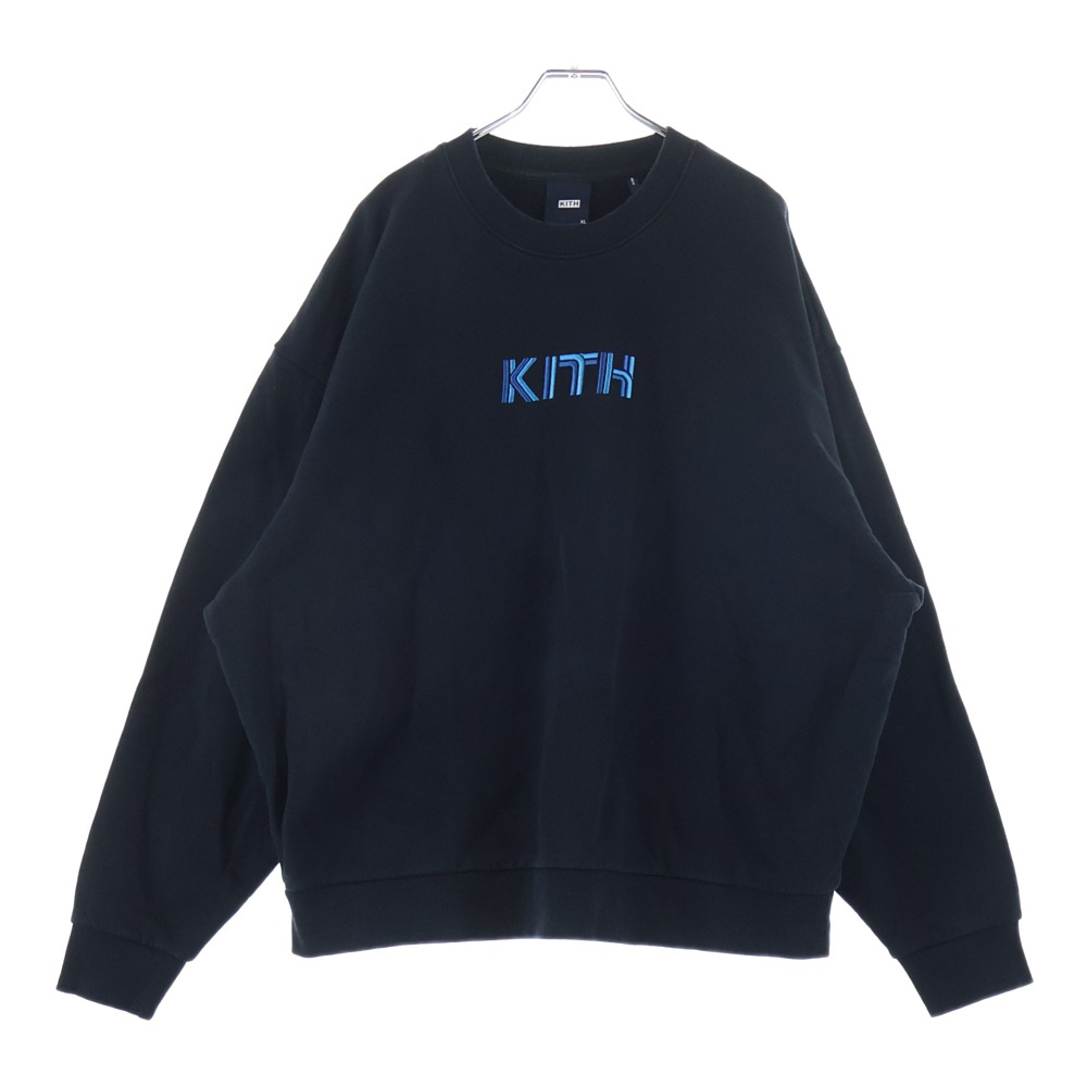 PARALLEL NELSON CREWNECK パラレル ネルソン クルーネック スウェット ブラック KHM031655 Bランク