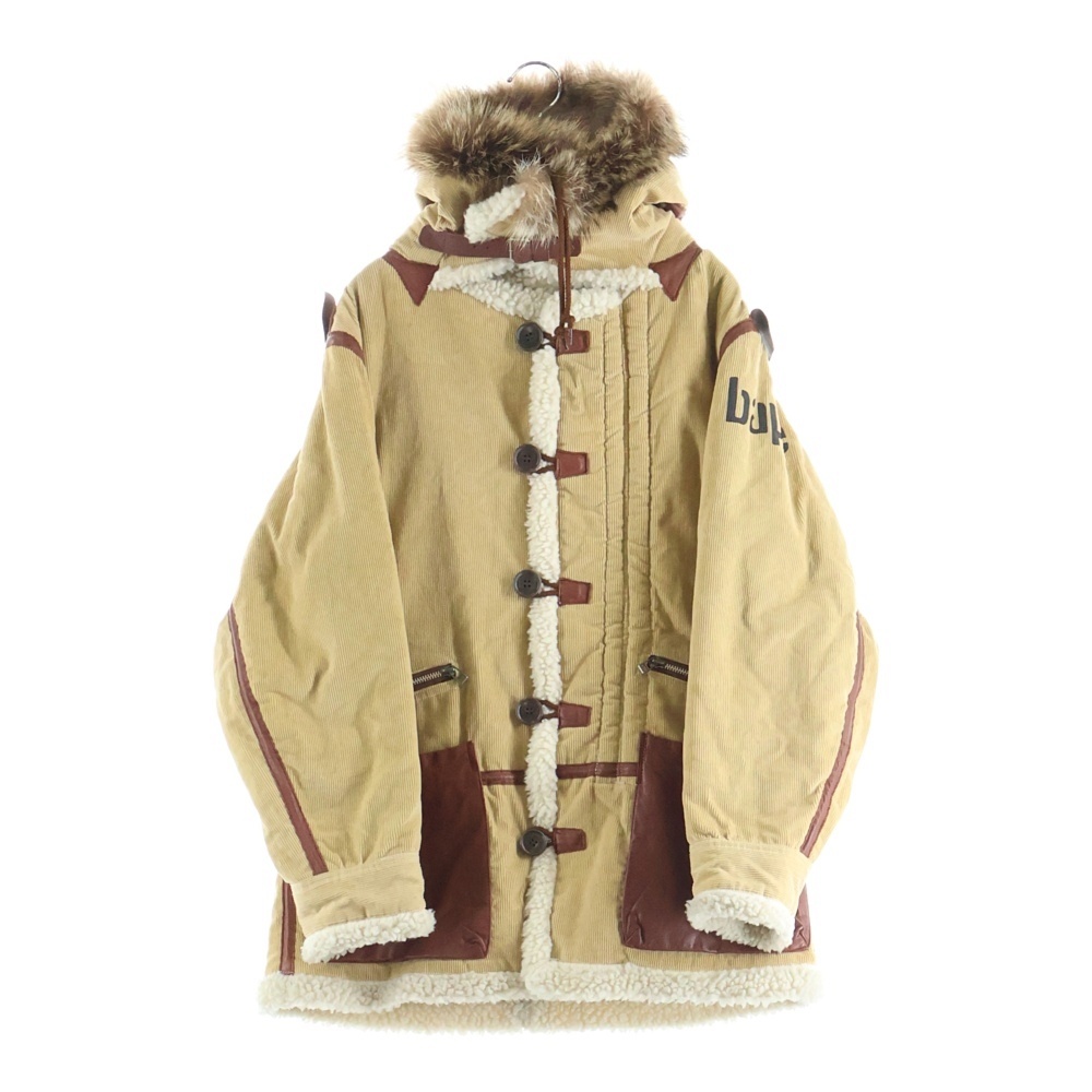 90S VINTAGE CORDUROY B-7 JACKET ヴィンテージ コーデュロイ ミリタリーボアジャケット ブラウン Aランク