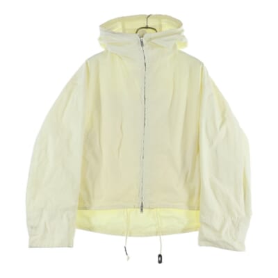 フーデット ジップアップ ショート ジャケット アイボリー JPPQ420661 レディース Bランク