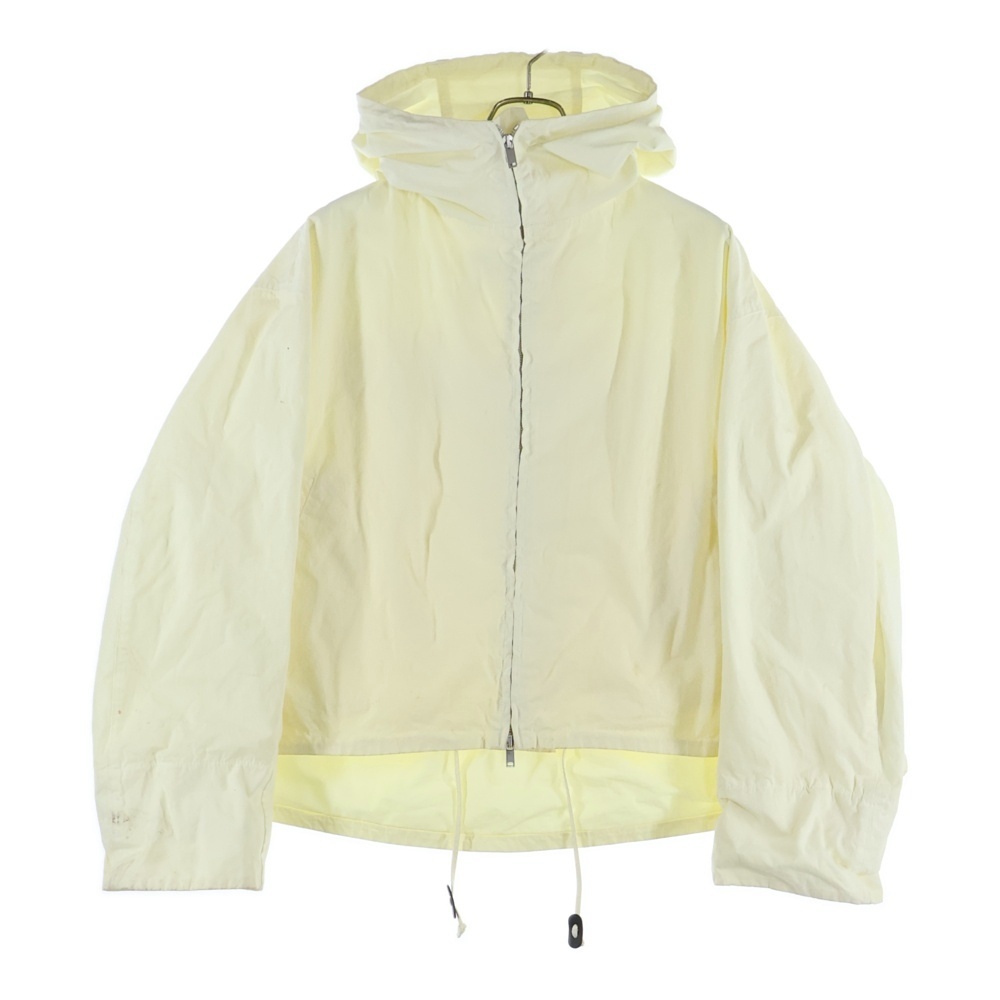 フーデット ジップアップ ショート ジャケット アイボリー JPPQ420661 レディース Bランク