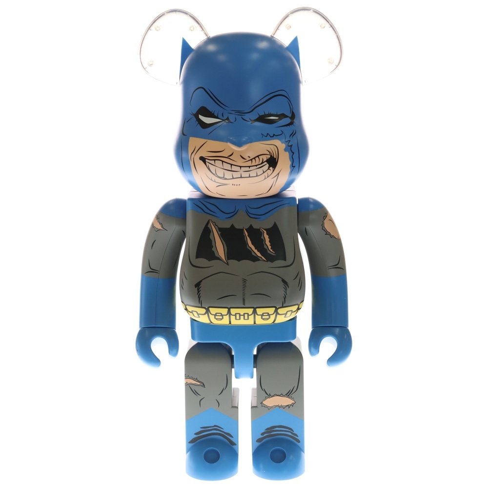 BE@RBRICK BATMAN THE DARK KNIGHT TRIUMPHANT ベアブリック バットマン ザダークナイトトライアンファント フィギュア 人形 1000% グレー/ブルー Sランク