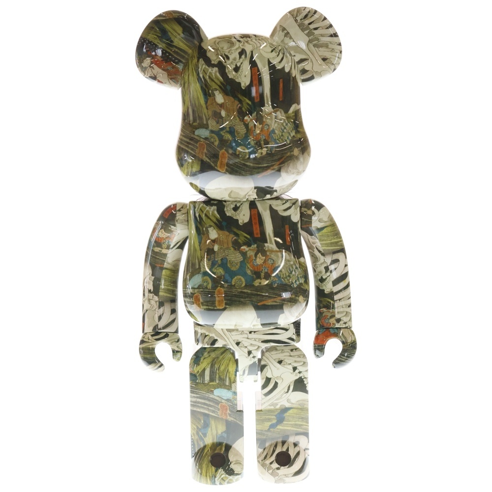 BE@RBRICK UTAGAWA KUNIYOSHI The Haunted Old Palace Soma 1000% ベアブリック 歌川国芳「相馬の古内裏」 フィギュア 人形 ブラック/マルチ Sランク