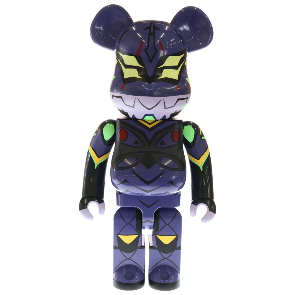 BE@RBRICK EVA-13 NEW PAINT ベアブリック エヴァンゲリオン第13号機(新塗装版) フィギュア 人形 1000% パープル/グリーン Sランク