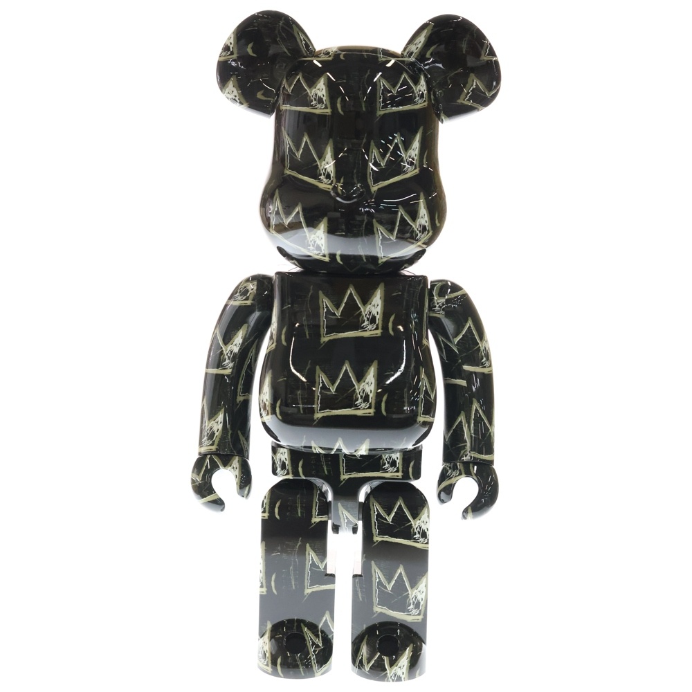 BE@RBRICK JEAN-MICHEL BASQUIAT #8 1000% ベアブリック ジャン-ミシェル バスキア フィギュア 人形 ブラック Sランク