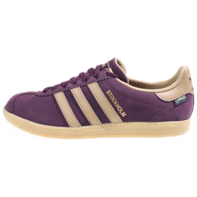 STOCKHOLM GTX ストックホルム ゴアテックス ローカットスニーカー バーガンディ US9/27cm AC7752 Sランク