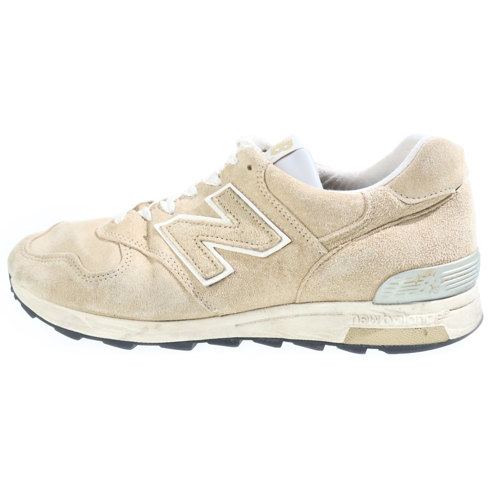 M1400BE スウェードレザー ローカットスニーカー ベージュ US8.5/26.5cm Bランク