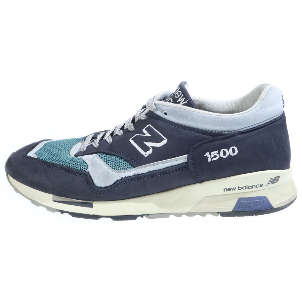 M15000GN 30周年記念モデル ヌバックレザー ローカットスニーカー ネイビー US8.5/26.5cm Bランク