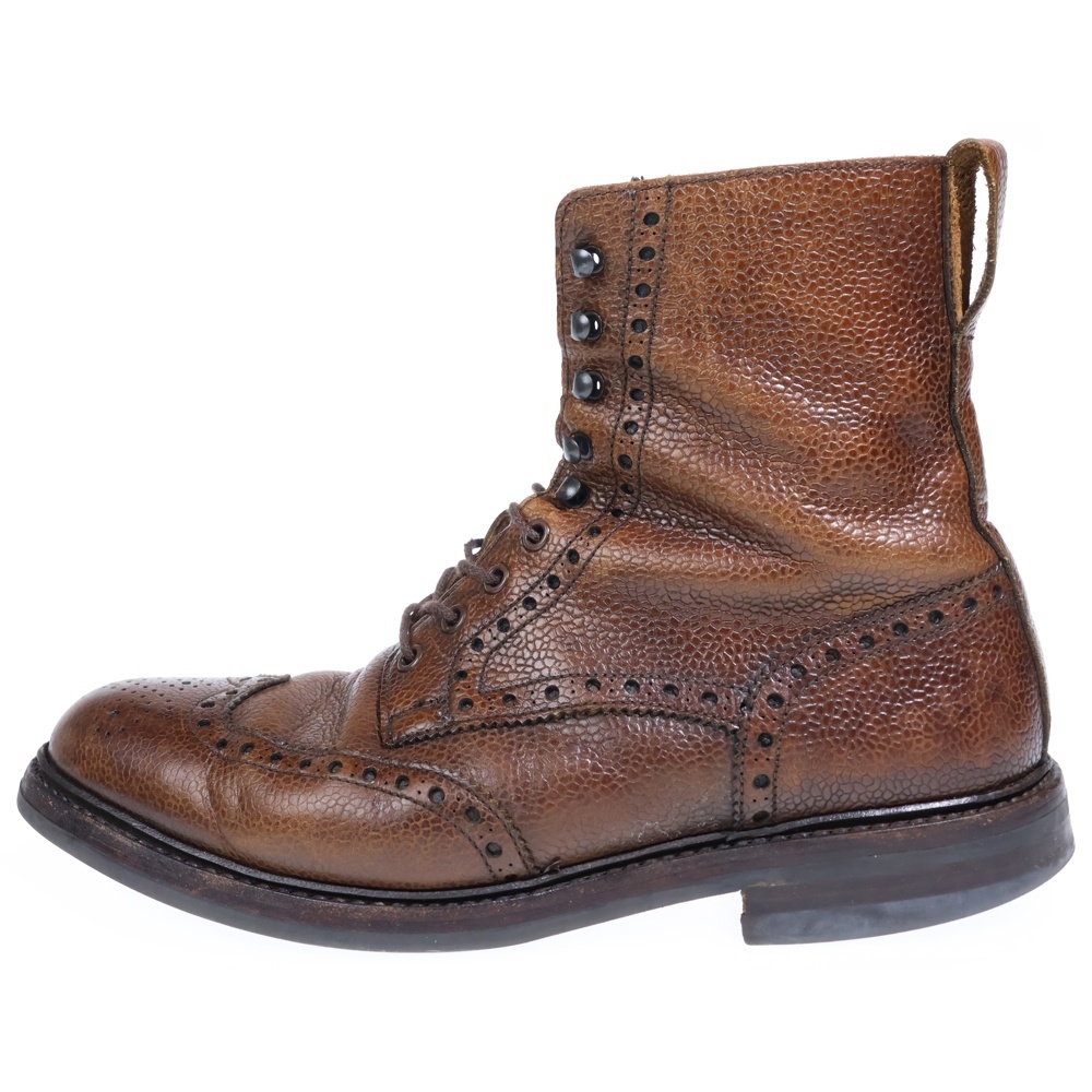 ISLAY アイラ ウィングチップ レザー レースアップ カントリーブーツ ブラウン 5666RS-99B Bランク