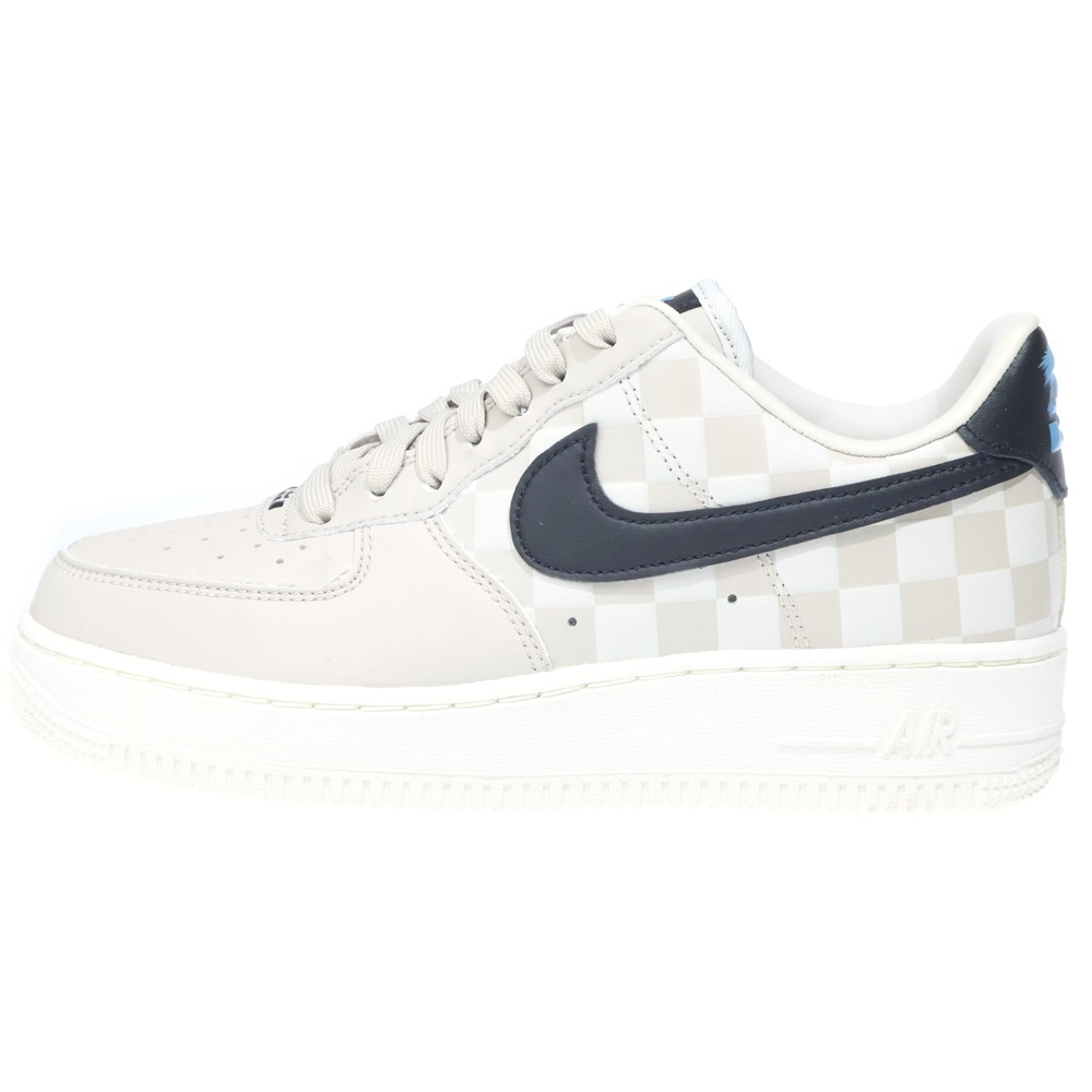 ×LEBRON JAMES AIR FORCE 1 07 QS レブロンジェームス エアフォース 1 ローカットスニーカー グレー US6.5/24.5cm DC8877-200 レディース Sランク