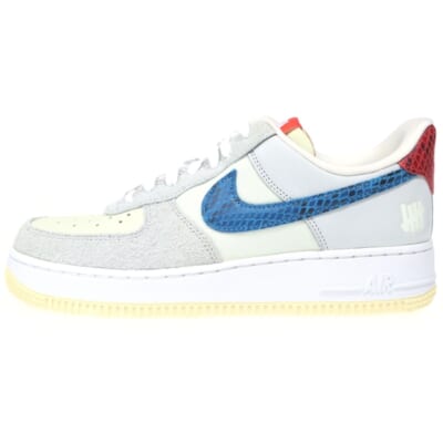 ×UNDEFEATED AIR FORCE 1 LOW SP アンディフィーテッド エアフォース 1 ローカットスニーカー グレー US6.5/24.5cm DM8461-001 レディース Sランク