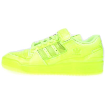 ×JEREMY SCOTT FORUM DIPPED LOW DIP ジェレミースコット フォーラム ディップド ローカットスニーカー ネオンイエロー US6.5/24.5cm GZ8817 レディース Sランク