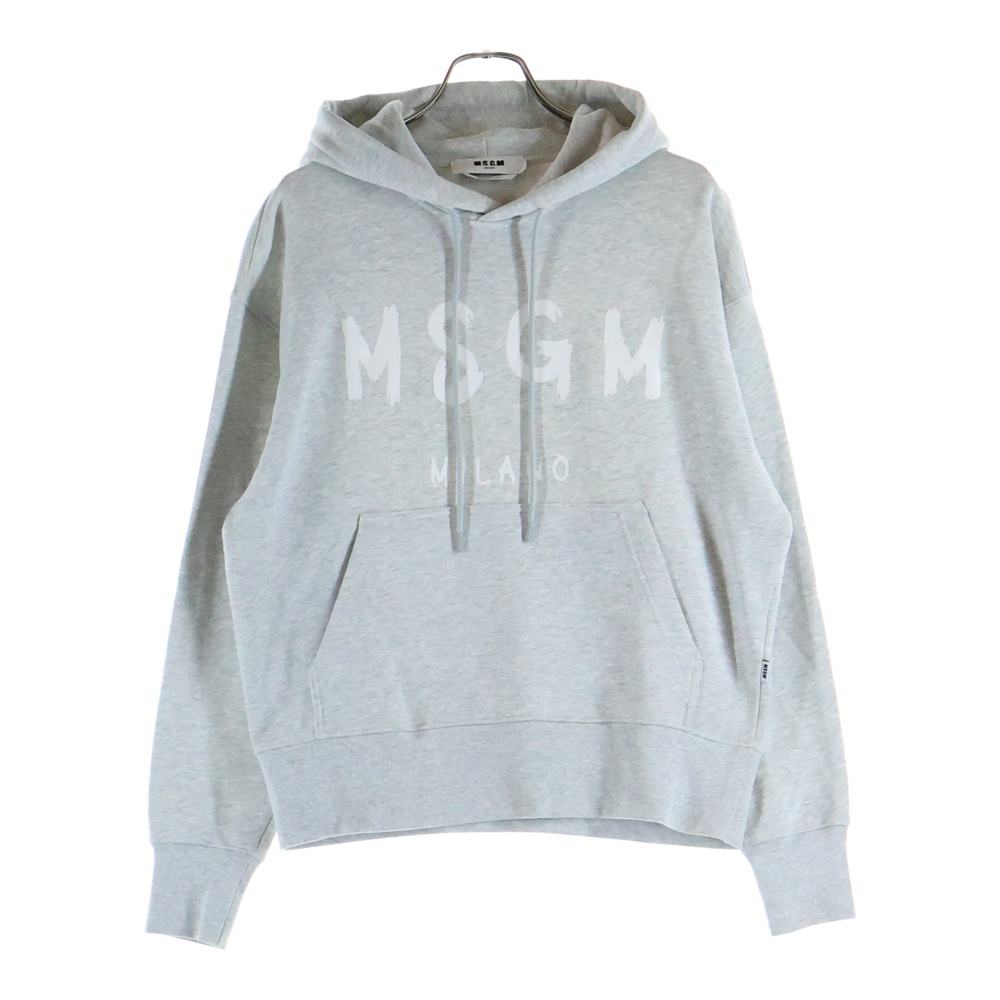 ロゴプリント スウェット プルオーバーパーカー グレー 3040MM188 Bランク