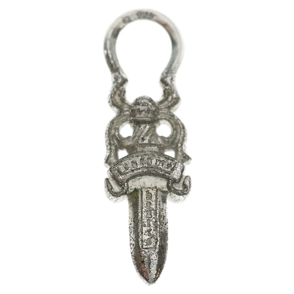 #5 DAGGER ZIP2 ロジウム加工 ダガージップ シルバーネックレストップ シルバー Bランク