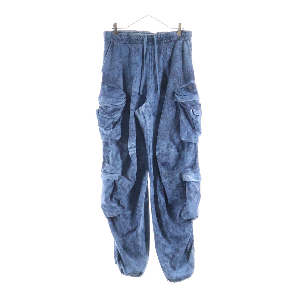 P-HUGY-P1 コーティング カーゴ スウェットパンツ ブルー A13833 Aランク