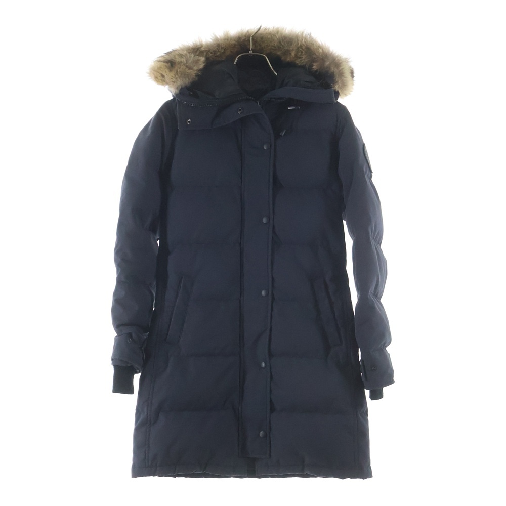 BLACK LABEL SHELBURNE PARKA ブラックレーベル シェルバーンパーカー ファーフーデッド ロング ダウンジャケット ネイビー レディース 3802LB Bランク