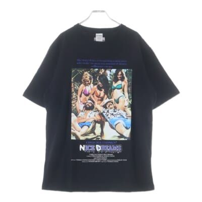 21AW WASHED HEAVY WEIGHT CREW NECK T-SHIRT フォトプリント クルーネック 半袖Tシャツカットソー ブラック CCND-WM-WT01 Sランク