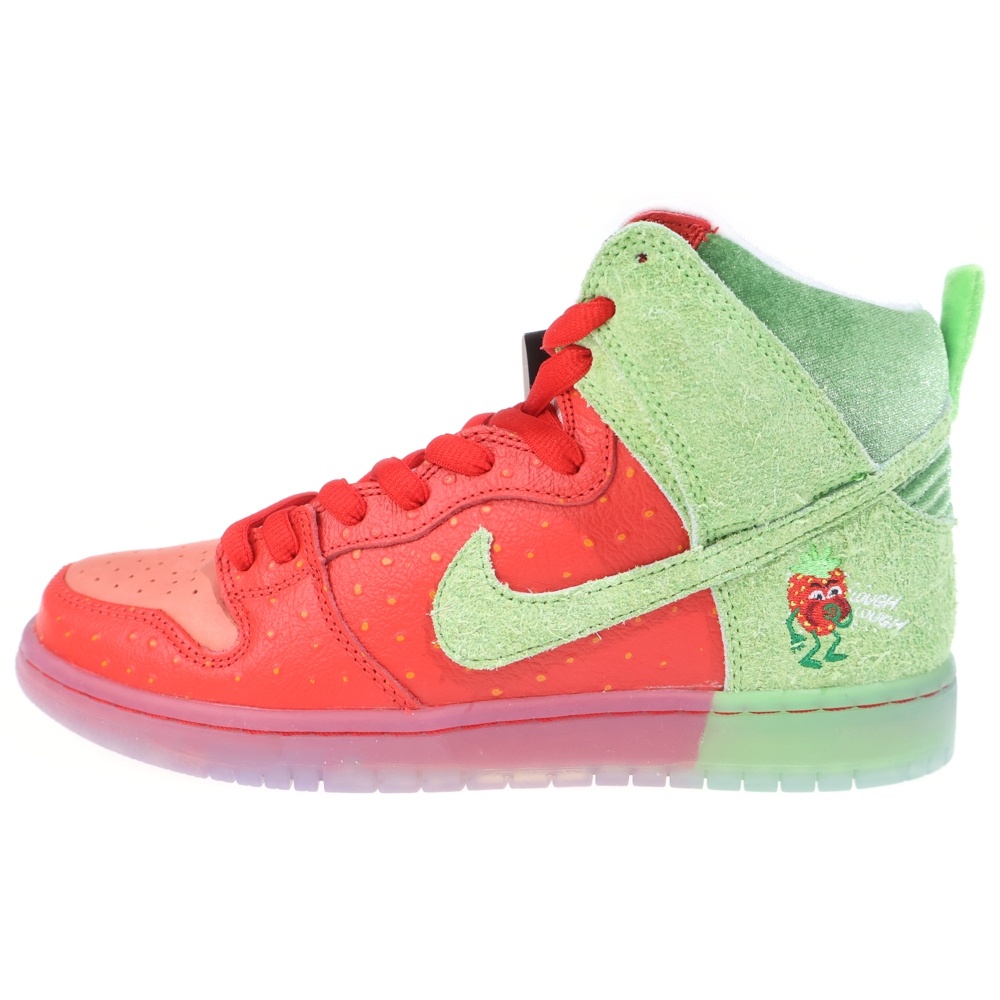 DUNK HIGH STRAWBERRY COUGH ダンクハイ ストロベリーコフ ハイカットスニーカー ピンク/グリーン US9/27cm CW7093-600 Sランク