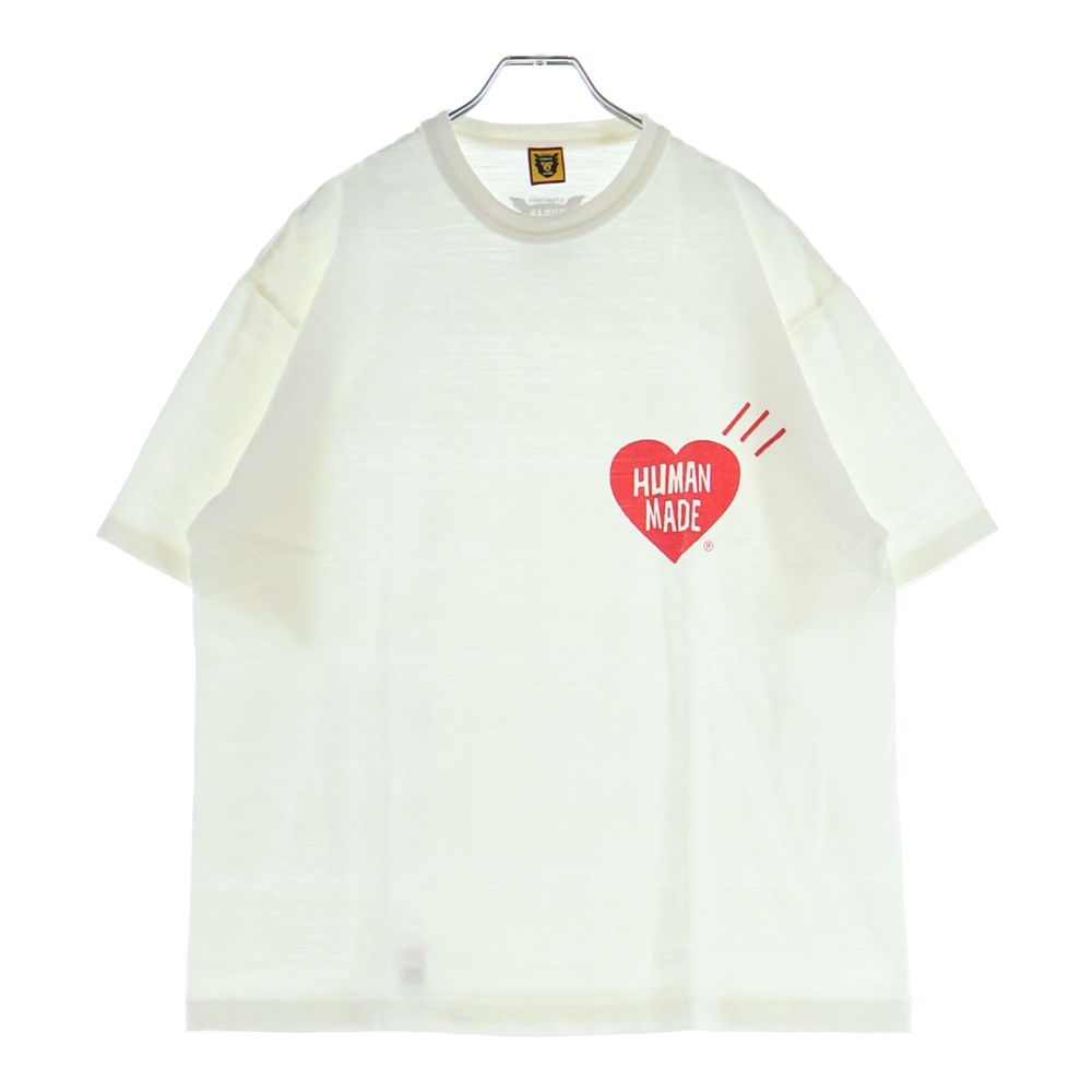 Small Herat S/S Tee スモール ハートプリント 半袖Tシャツ ホワイト HM17TE021 Sランク