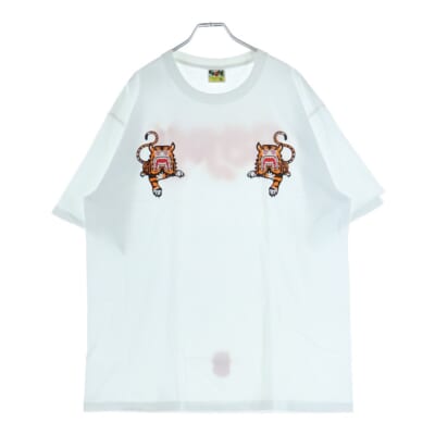 Tiger Shark S/S Tee タイガーシャーク 半袖Tシャツ ホワイト 1E30110082 Sランク