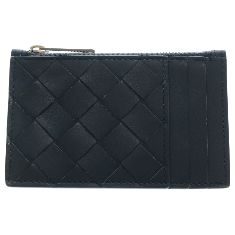 イントレチャート フラグメントケース ネイビー レザー コインケース 小銭入れ Aランク