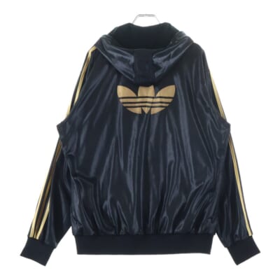 フーデッド トラックジャケット ブラック 931001 Bランク