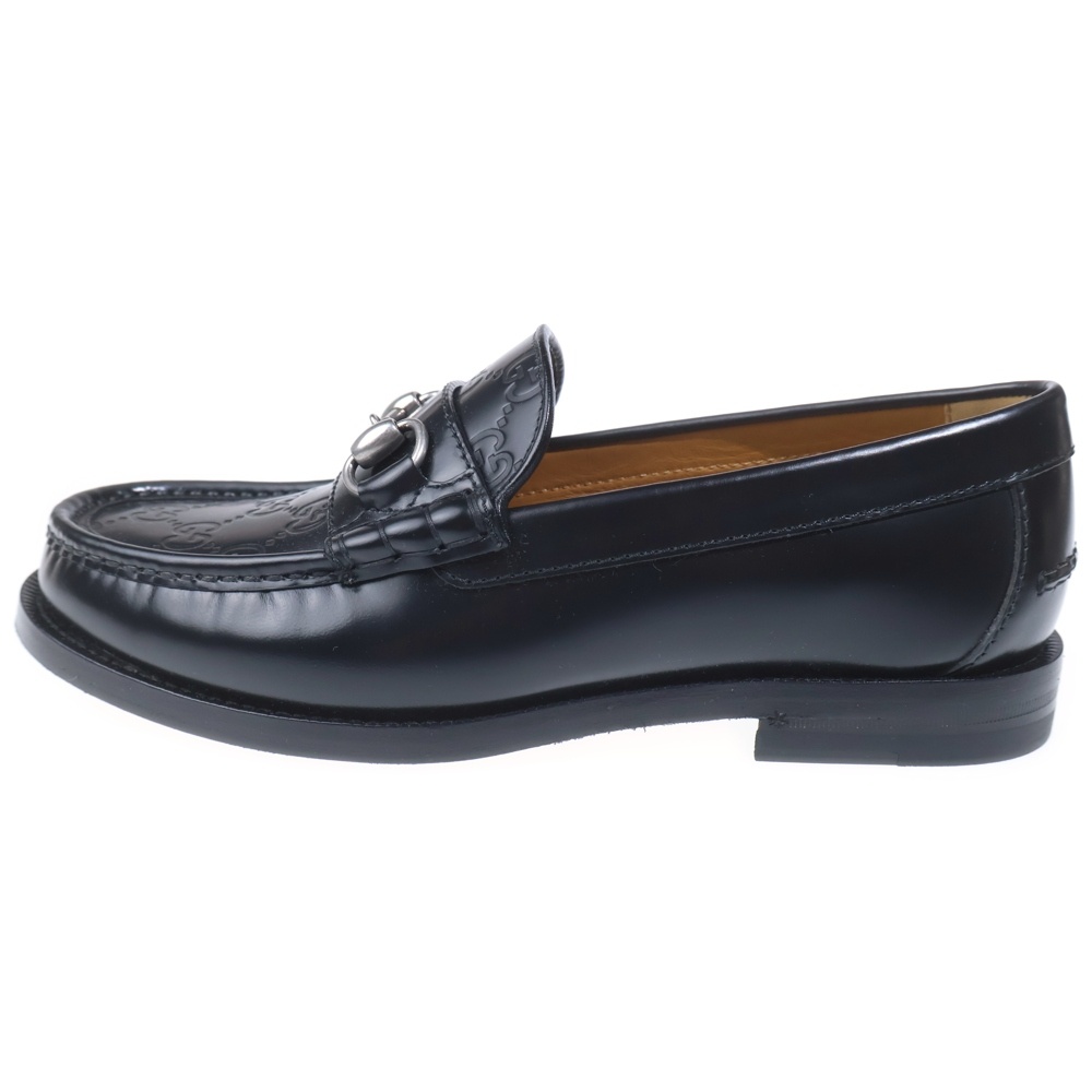 グッチシマ ホースビットローファー ブラック 786426 Sランク