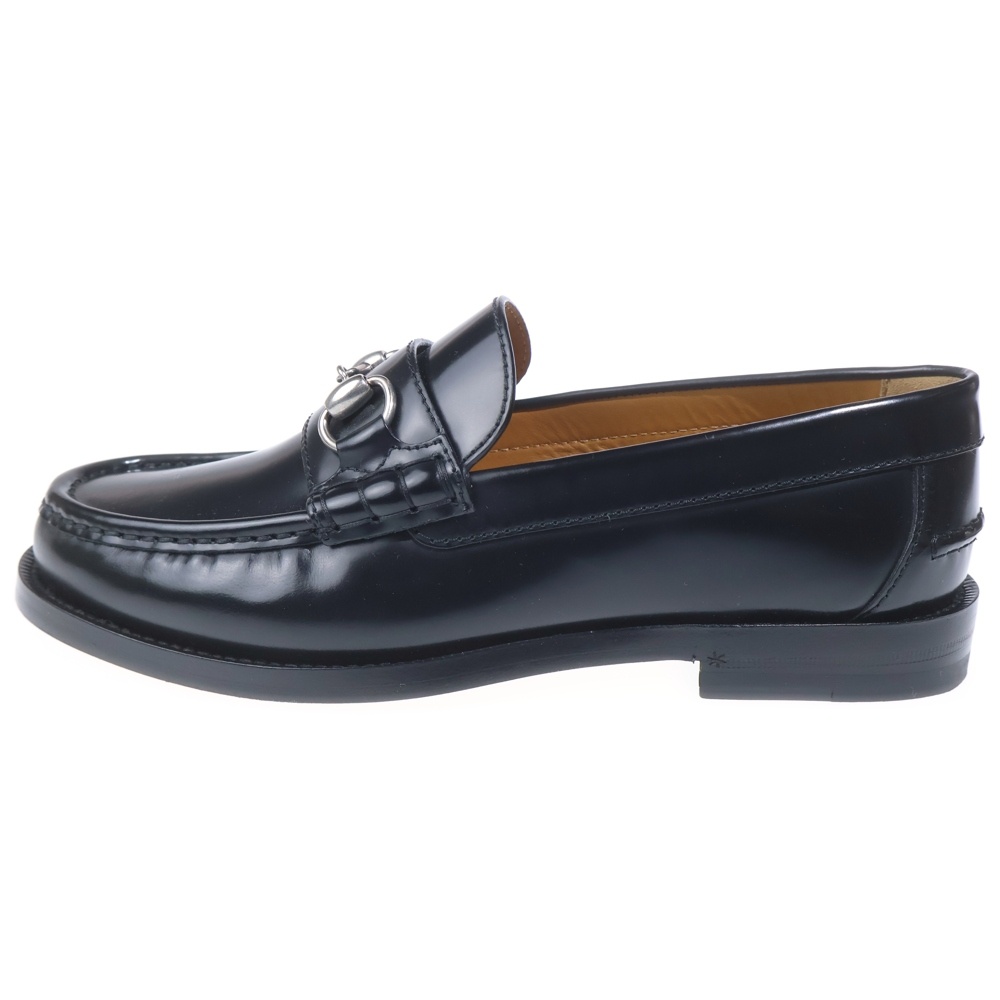 ホースビット レザー ローファー ブラック 776660 Sランク