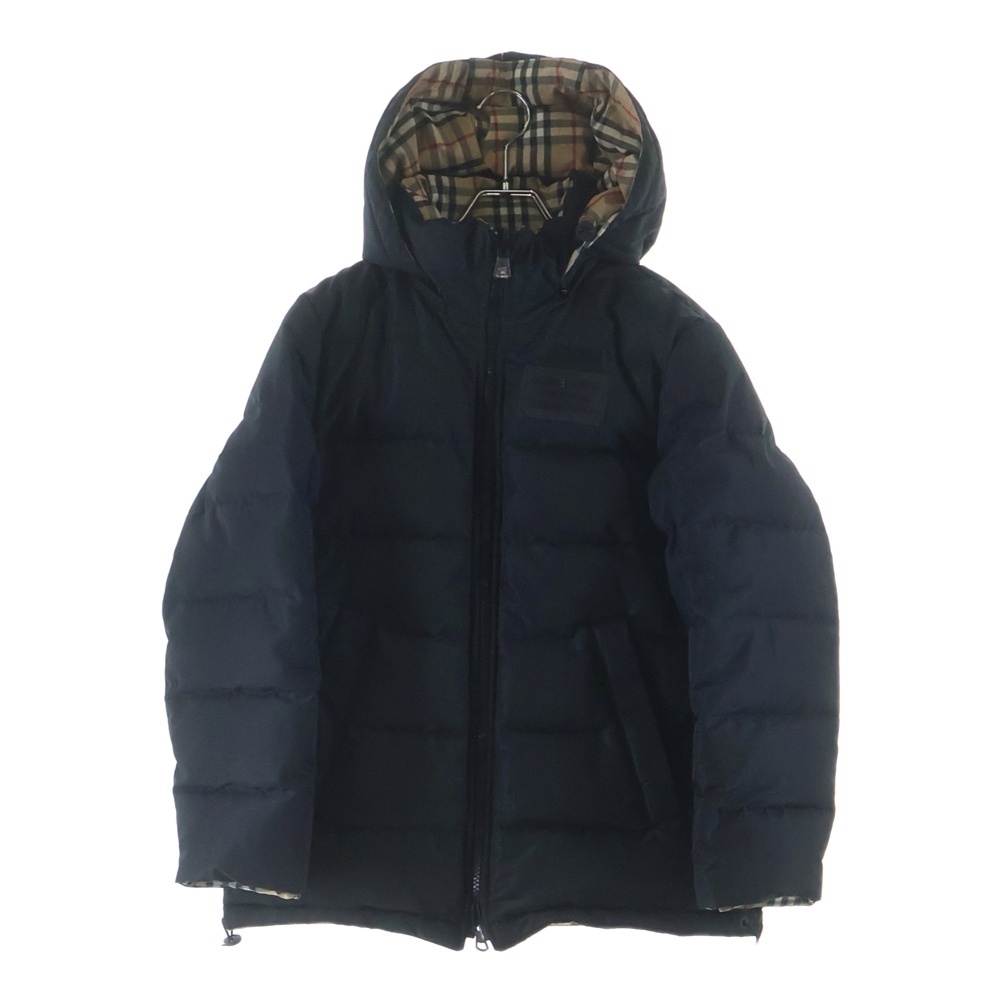 ノヴァチェック リバーシブルダウンジャケット ブラウン/ブラック 8018766 Bランク